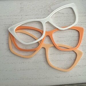 3 Toppers Creator Made for Wanda Pair Eyewear Frames